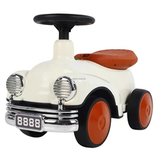 Детский беговел - толокар Tilly BB-0014 White, белый, свет, музыка