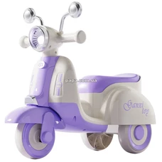 Беговел - толокар Tilly BB-0019 Purple скутер, фиолетовый, свет, музыка