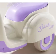 Беговел - толокар Tilly BB-0019 Purple скутер, фиолетовый, свет, музыка фото 14