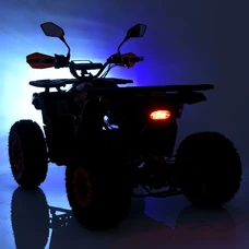 Квадроцикл Prof1 HB-EATV 1450H-2-7 (MP3) V2 черно-оранжевый, бесщеточный мотор 1450W фото 54