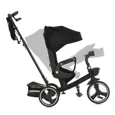 Трехколесный велосипед El Camino Vector ME 1162-1 Black с ручкой, поворотное сиденье, черный фото 41