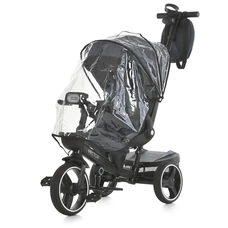 Трехколесный велосипед El Camino Vector ME 1162-1 Dark Gray с ручкой, поворотное сиденье, графитовый фото 14