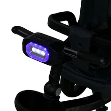 Трехколесный велосипед El Camino Vector ME 1162-1 Dark Gray с ручкой, поворотное сиденье, графитовый фото 16