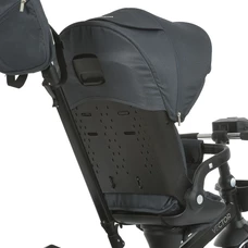 Трехколесный велосипед El Camino Vector ME 1162-1 Dark Gray с ручкой, поворотное сиденье, графитовый фото 31