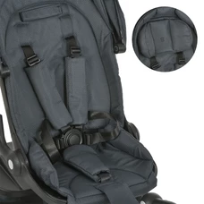 Трехколесный велосипед El Camino Vector ME 1162-1 Dark Gray с ручкой, поворотное сиденье, графитовый фото 53