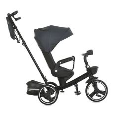 Трехколесный велосипед El Camino Vector ME 1162-1 Dark Gray с ручкой, поворотное сиденье, графитовый фото 21