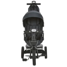 Трехколесный велосипед El Camino Vector ME 1162-1 Dark Gray с ручкой, поворотное сиденье, графитовый фото 63