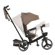 Трехколесный велосипед El Camino Vector ME 1162-1 Beige Praline с ручкой, поворотное сиденье, бежевый фото 37