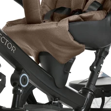 Трехколесный велосипед El Camino Vector ME 1162-1 Beige Praline с ручкой, поворотное сиденье, бежевый фото 71