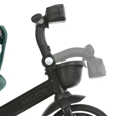 Трехколесный велосипед El Camino Vector ME 1162-1 Green с ручкой, поворотное сиденье, зеленый фото 53