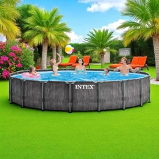 Intex 26744, каркасный бассейн, 549 х 122 см., фильтр-насос, лестница