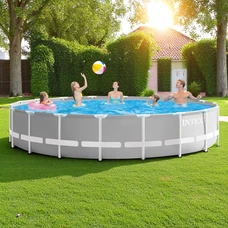 Intex 26732, каркасный бассейн, 549 х 122 см., фильтр-насос, лестница фото 21