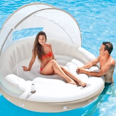 Intex 58292, надувной матрас, 199 х 150 х 190 см., с навесом фото 14