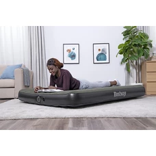 Надувная кровать Bestway 6716S с электронасосом, 203 х 152 х 25 см. фото 86