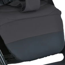 Прогулочная коляска El Camino Malta ME 1182 Black Onyx, регулируемая ручка, черная фото 31