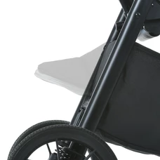 Прогулочная коляска El Camino Malta ME 1182 Black Onyx, регулируемая ручка, черная фото 15