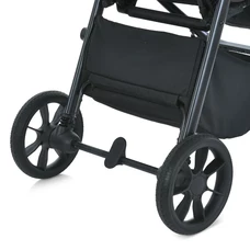 Прогулочная коляска El Camino Malta ME 1182 Black Onyx, регулируемая ручка, черная фото 22