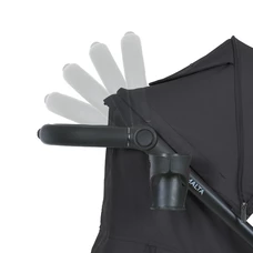 Прогулочная коляска El Camino Malta ME 1182 Black Onyx, регулируемая ручка, черная фото 28