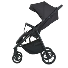 Прогулочная коляска El Camino Malta ME 1182 Black Onyx, регулируемая ручка, черная фото 41