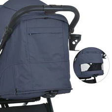 Прогулочная коляска El Camino Malta ME 1182 Captain Blue, регулируемая ручка, синяя фото 53