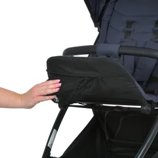 Прогулочная коляска El Camino Malta ME 1182 Captain Blue, регулируемая ручка, синяя фото 15