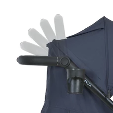 Прогулочная коляска El Camino Malta ME 1182 Captain Blue, регулируемая ручка, синяя фото 28