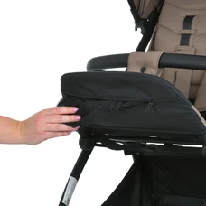 Прогулочная коляска El Camino Malta ME 1182 Coffee Beige, регулируемая ручка, бежевая фото 71