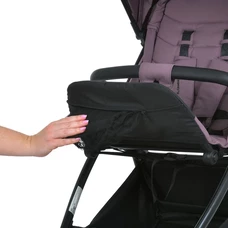 Прогулочная коляска El Camino Malta ME 1182 Frost Orchid, регулируемая ручка, розовая фото 18