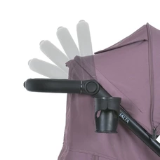 Прогулочная коляска El Camino Malta ME 1182 Frost Orchid, регулируемая ручка, розовая фото 28