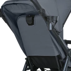 Прогулочная коляска El Camino Malta ME 1182 Iron Gray, регулируемая ручка, серая фото 11