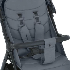 Прогулочная коляска El Camino Malta ME 1182 Iron Gray, регулируемая ручка, серая фото 71