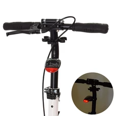 Самокат для взрослых SR 2-014-W белый, фара, амортизатор фото 21