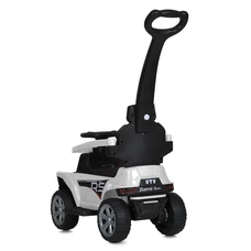 Детская каталка - толокар Bambi M 5764 EL-1 белая, родительская ручка фото 21