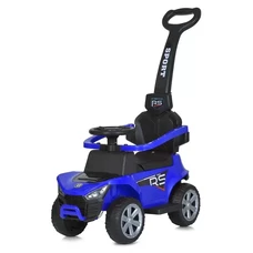 Детская каталка - толокар Bambi M 5764 EL-4 синяя, родительская ручка