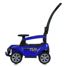 Детская каталка - толокар Bambi M 5764 EL-4 синяя, родительская ручка фото 14