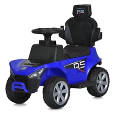 Детская каталка - толокар Bambi M 5764 EL-4 синяя, родительская ручка фото 41