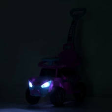 Детская каталка - толокар Bambi M 5764 EL-4-3 красно-синяя, родительская ручка фото 54