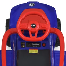 Детская каталка - толокар Bambi M 5764 EL-4-3 красно-синяя, родительская ручка фото 63