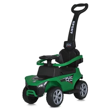 Каталка - толокар Bambi M 5764 EL-5 зеленая, родительская ручка