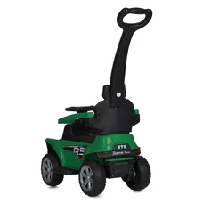 Каталка - толокар Bambi M 5764 EL-5 зеленая, родительская ручка фото 21