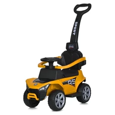 Каталка - толокар Bambi M 5764 EL-6 желтая, родительская ручка