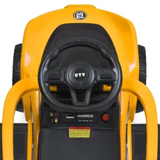 Каталка - толокар Bambi M 5764 EL-6 желтая, родительская ручка фото 63