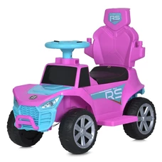 Каталка - толокар Bambi M 5764 EL-8 розовая, родительская ручка фото 41