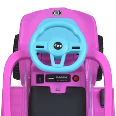 Каталка - толокар Bambi M 5764 EL-8 розовая, родительская ручка фото 63