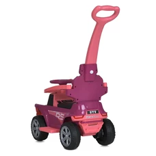 Каталка - толокар Bambi M 5764 EL-9 фиолетовая, родительская ручка фото 21