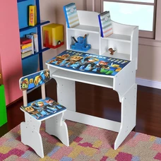 Детская парта M 904-6, высота регулируется, со стульчиком, Роблокс