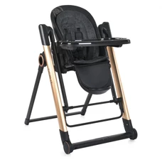 Стульчик-качели El Camino Debut ME 1102 Posh Black, пульт управления, черный