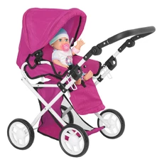 Коляска для куклы Carrello Unico 9346 Pink, фото 2