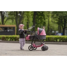 Коляска для ляльки 2 в 1 Carrello Avanti 9662 Red червона, з сумочкою фото 92