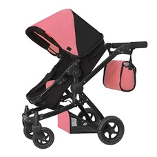 Коляска для куклы 2 в 1 Carrello Maestro 9651B Peach Pink пудровая, с сумочкой фото 21